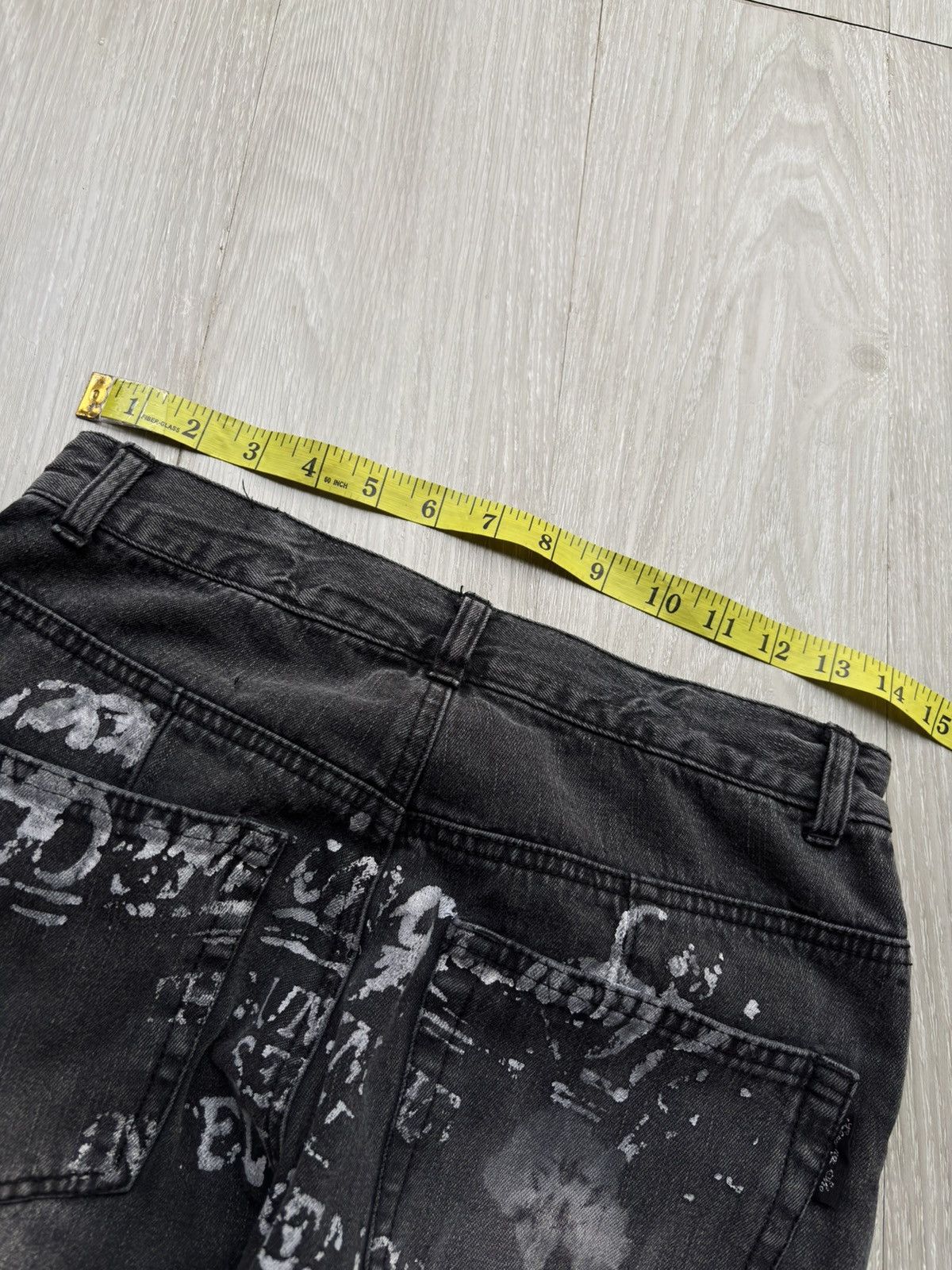 Japanese Brand BERNING SHO lace up flare jeans Size US 26 / EU 42 - 9 Thumbnail