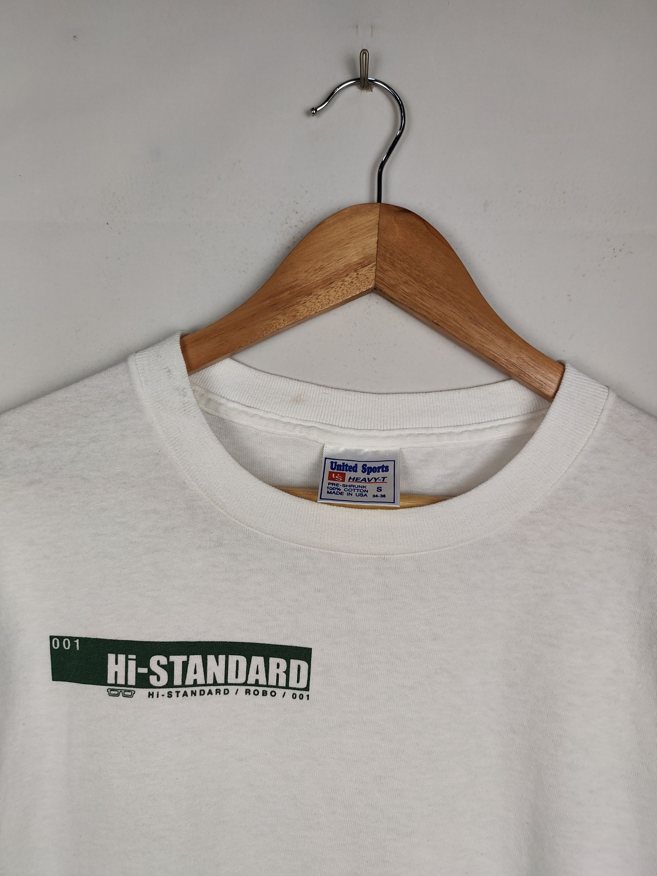 Band Tees × Japanese Brand × Vintage Vintage 2000 Hi Standard Band Shirt Size US S / EU 44-46 / 1 - 3 Thumbnail