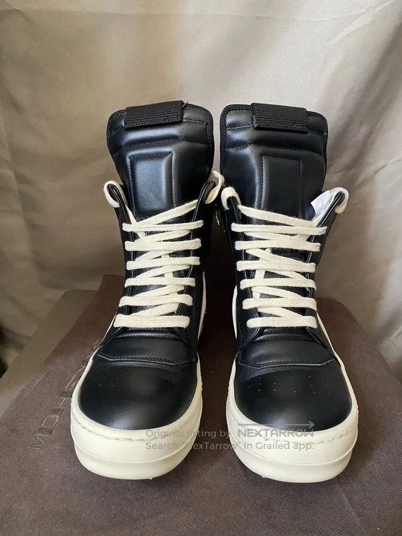 Rick Owens Rick Owens Black Leather High Top Sneakers. Size US 6 / IT 36 - 3 Thumbnail