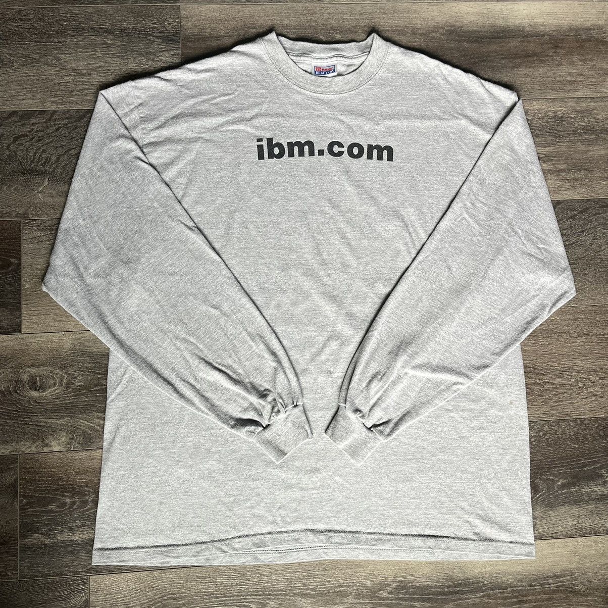 Microsoft × Vintage Vintage IBM International Business Machine Longsleeve Tee Size US XL / EU 56 / 4 - 1 Thumbnail