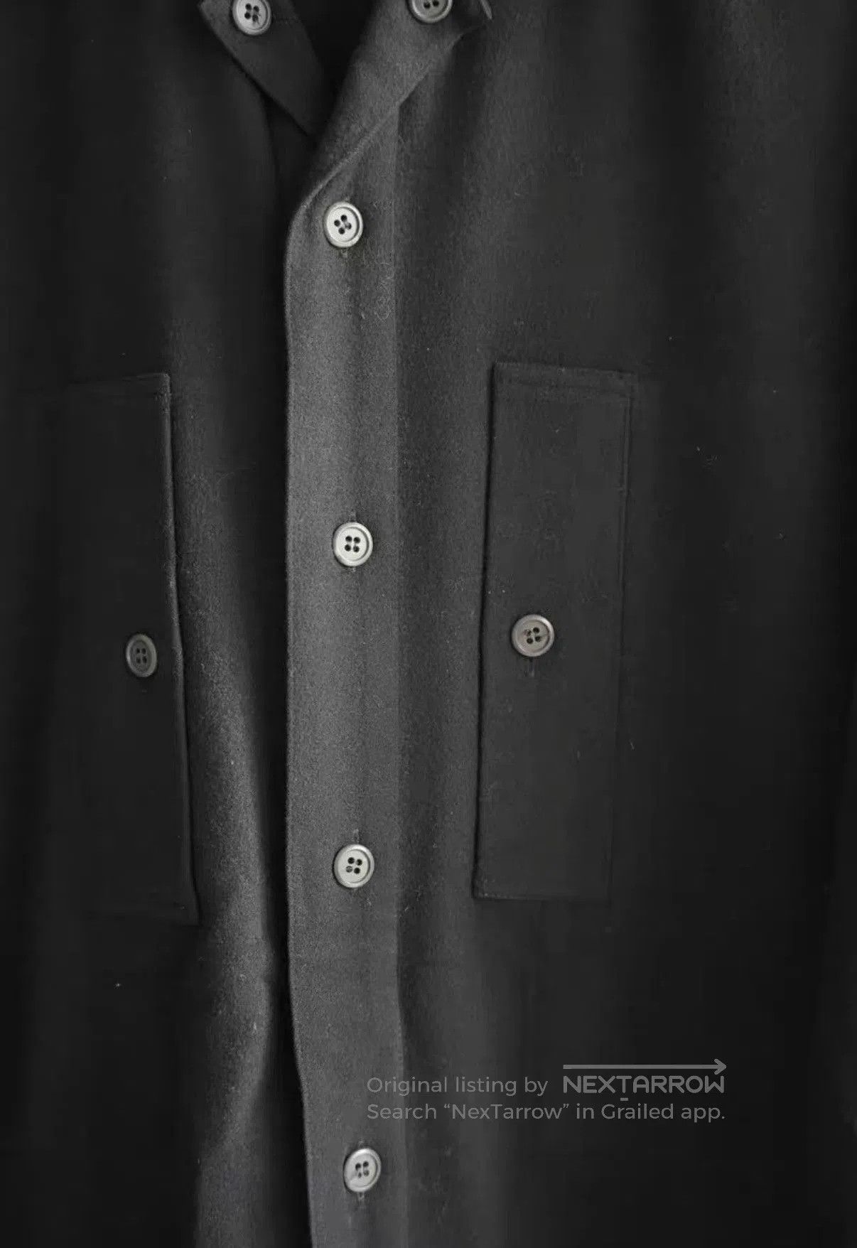Yohji Yamamoto Black Long. Size US M / EU 48-50 / 2 - 4 Thumbnail