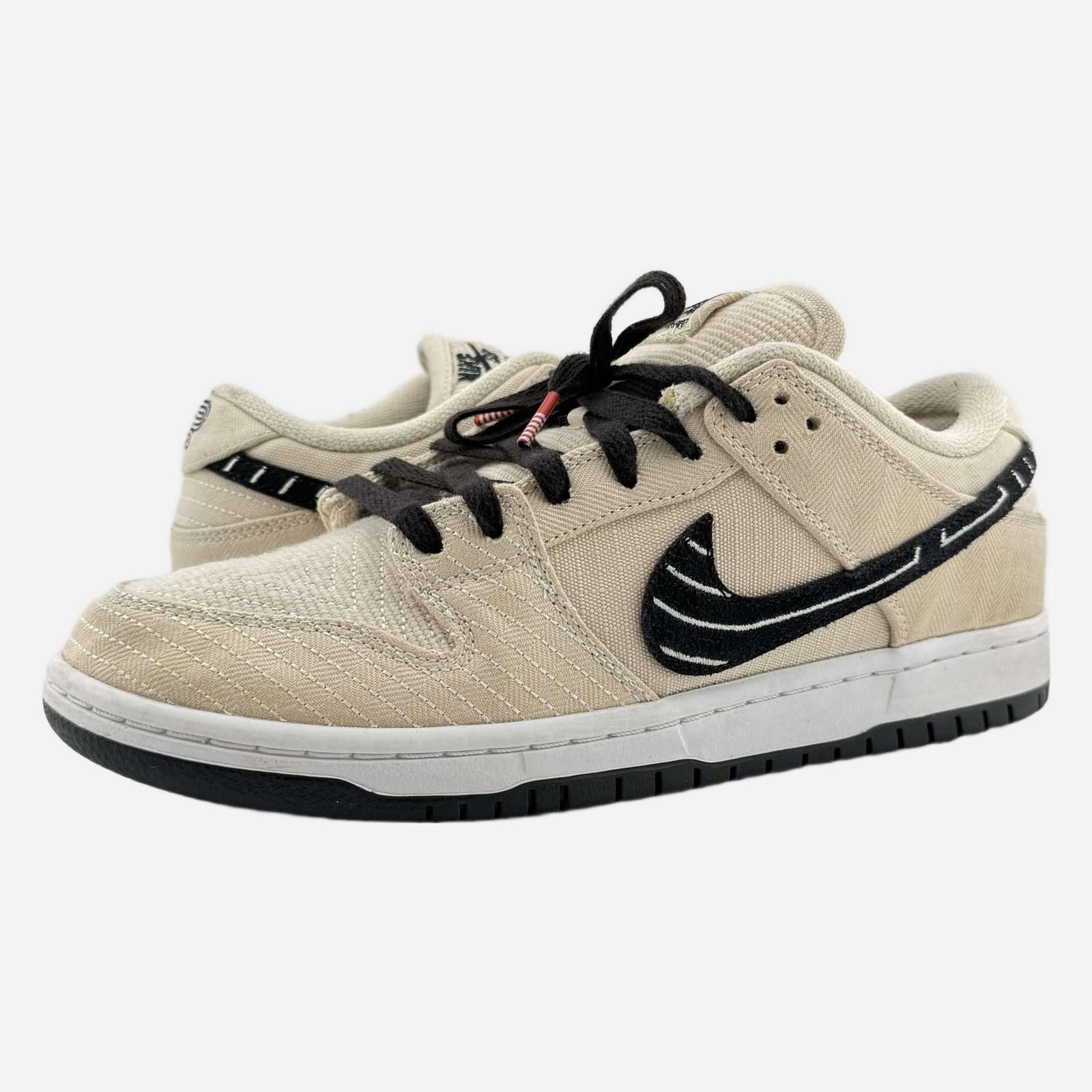 Nike Nike SB Dunk Low Pro QS Fossil Black Sail 8.5 Used Size US 8.5 / EU 41-42 - 1 Thumbnail