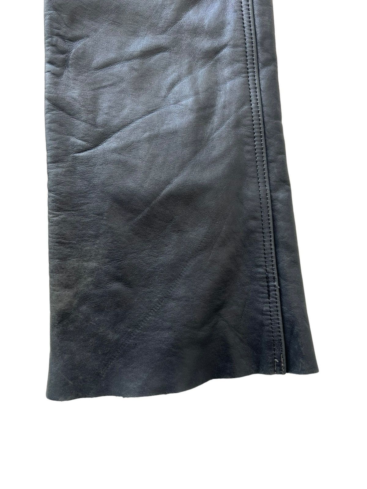 Harley Davidson × Leather × Vintage Vintage Harley Davidson Black Cowhide Bootcut Leather Pant Size US 29 - 13 Thumbnail