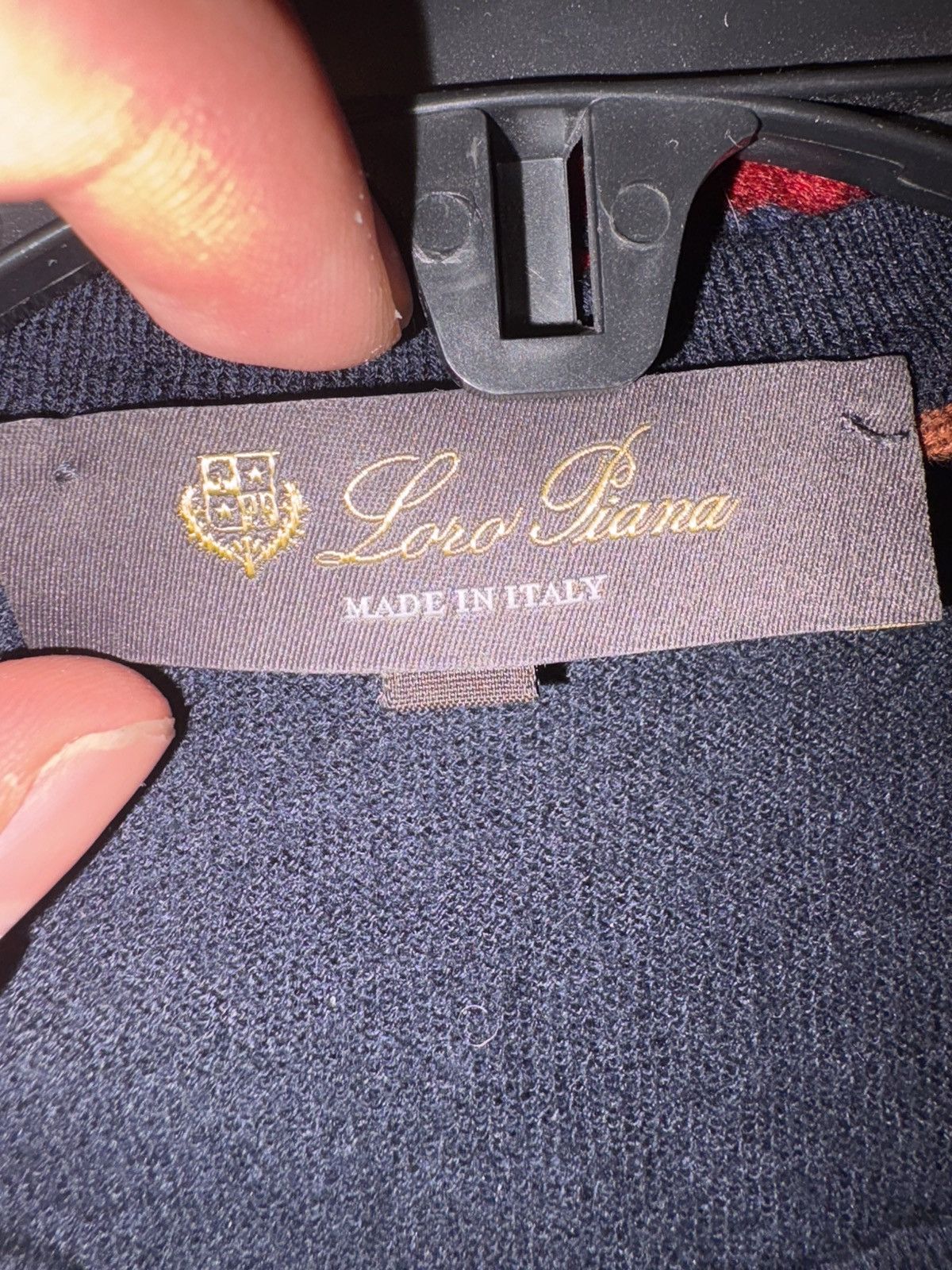 Loro Piana Loro Piana NAVY BLUE Cashmere sweater Size US L / EU 52-54 / 3 - 2 Thumbnail