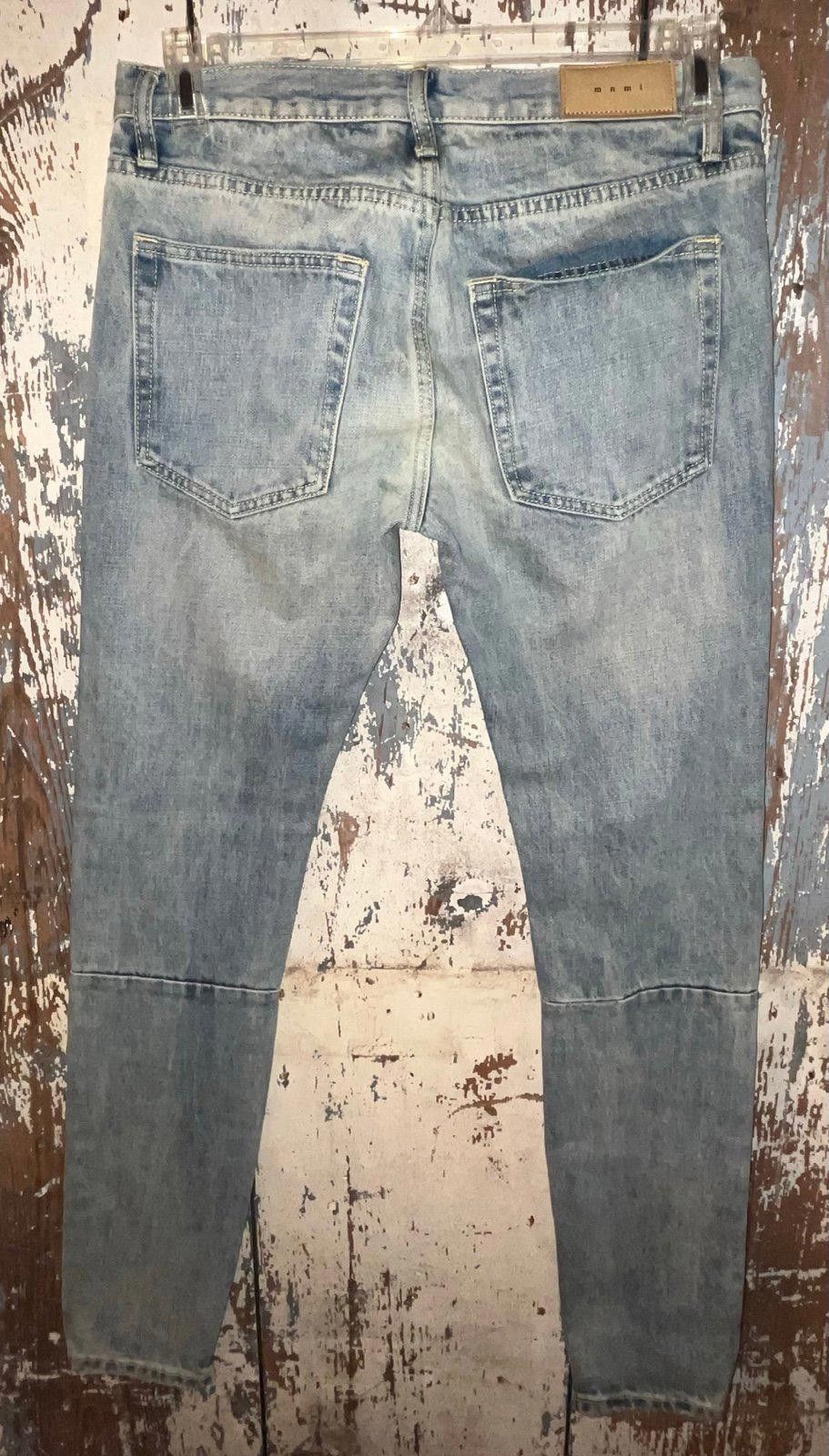 Designer MNML Skinny Jeans Ankle Zipper Size 31 Size US 31 - 4 Thumbnail