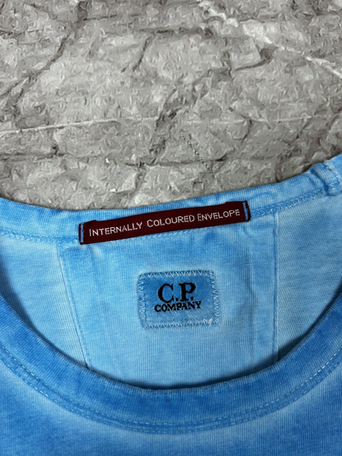 C.P. Company × Vintage C.P Company T-shirt baby blue small logo Size US XL / EU 56 / 4 - 3 Thumbnail