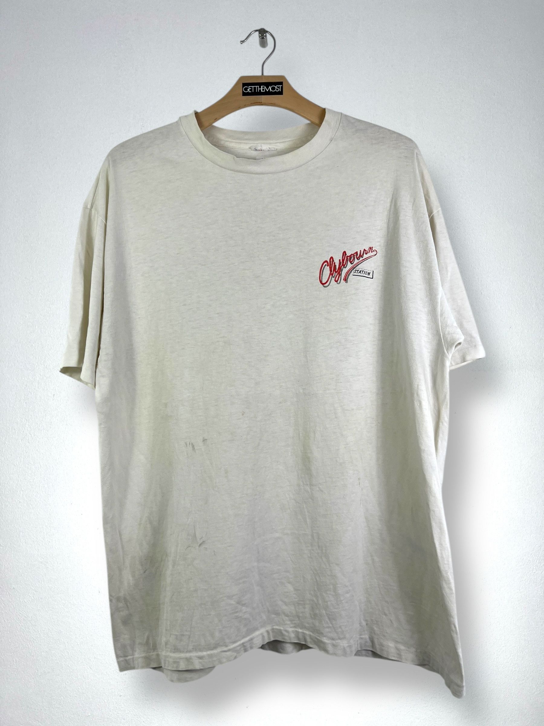 Vintage No.4723 Vintage 90s Graphic Tee Clybourn Train Station Size US XL / EU 56 / 4 - 7 Thumbnail