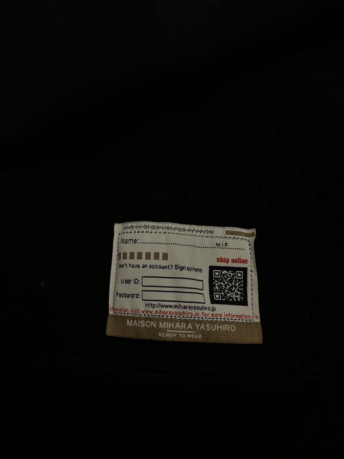 Maison MIHARA YASUHIRO MMY HOODIE black medium Size US M / EU 48-50 / 2 - 2 Thumbnail