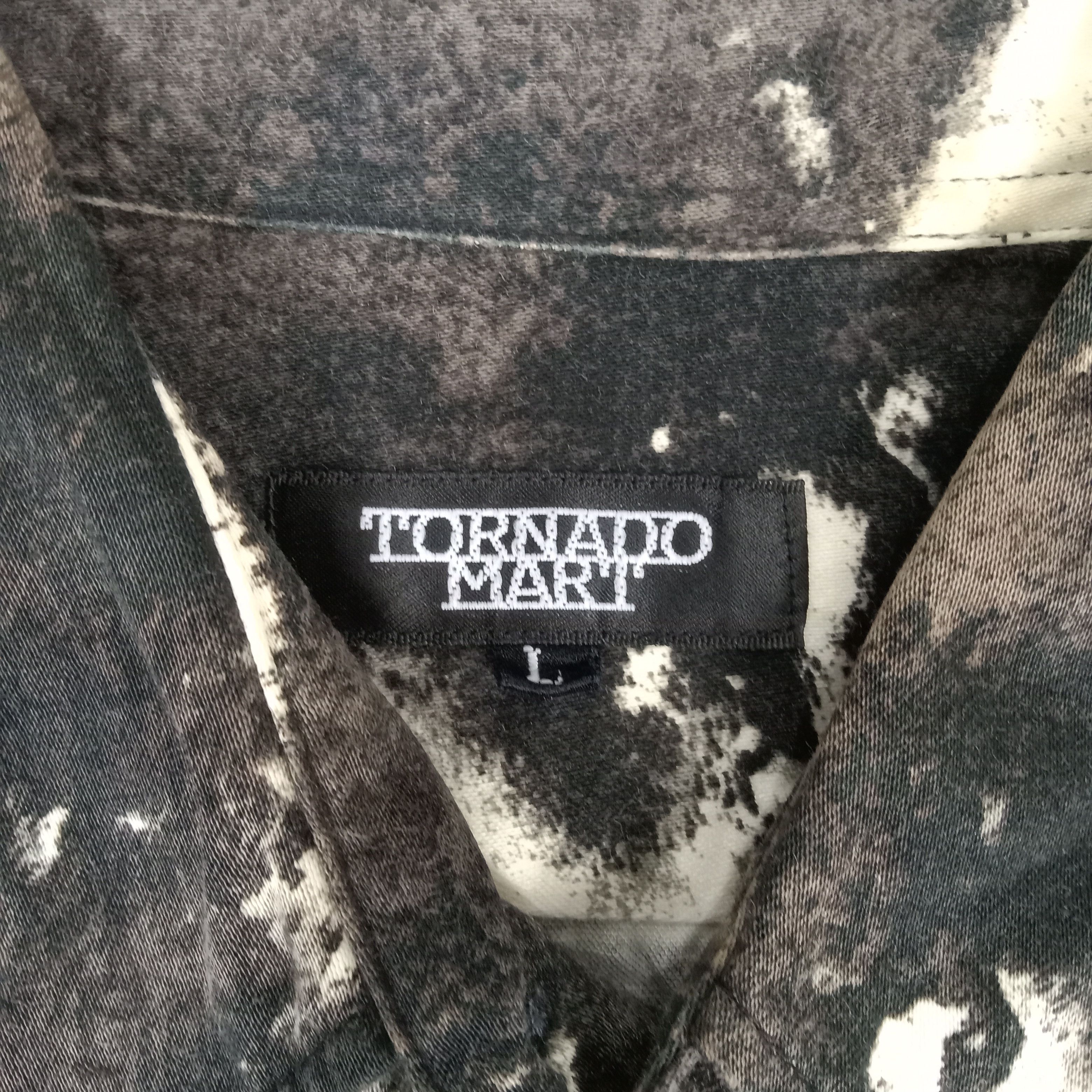 Japanese Brand × Tornado Mart × Vintage Tornado Mart Japanese Brand Tie-dye Shirt Button Up Size US M / EU 48-50 / 2 - 3 Thumbnail