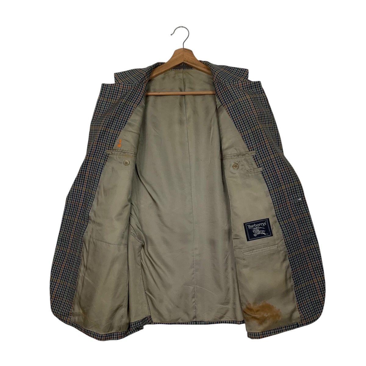 Burberry Vintage 90's BURBERRYS Checked Suit Jacket Blazer #2730-C123 Size US M / EU 48-50 / 2 - 11 Thumbnail