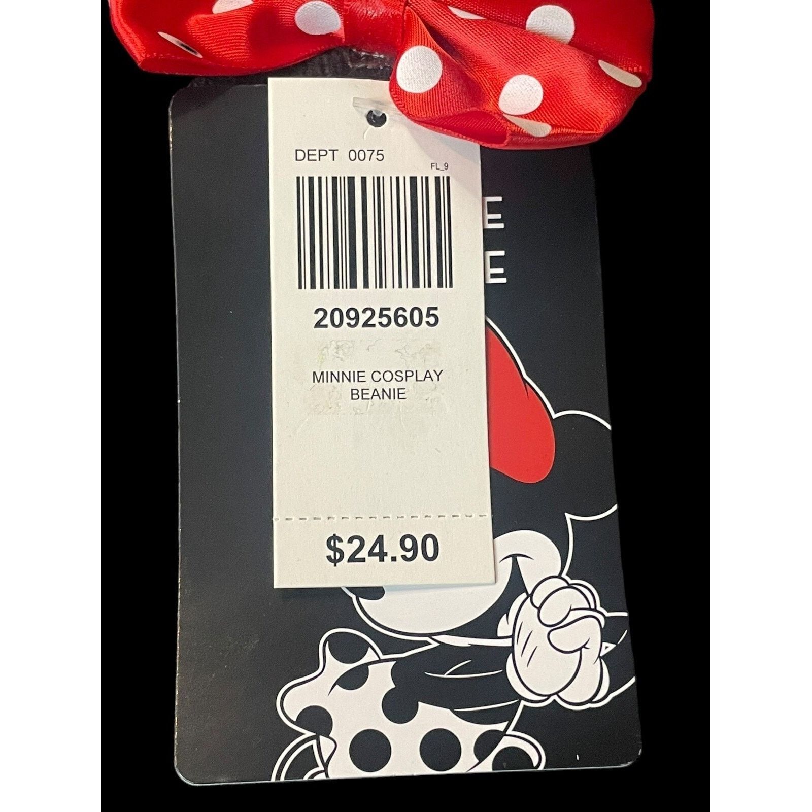 Disney Disney Minnie Mouse Soft Ears Cosplay Knit Beanie Hat New Size ONE SIZE - 3 Thumbnail