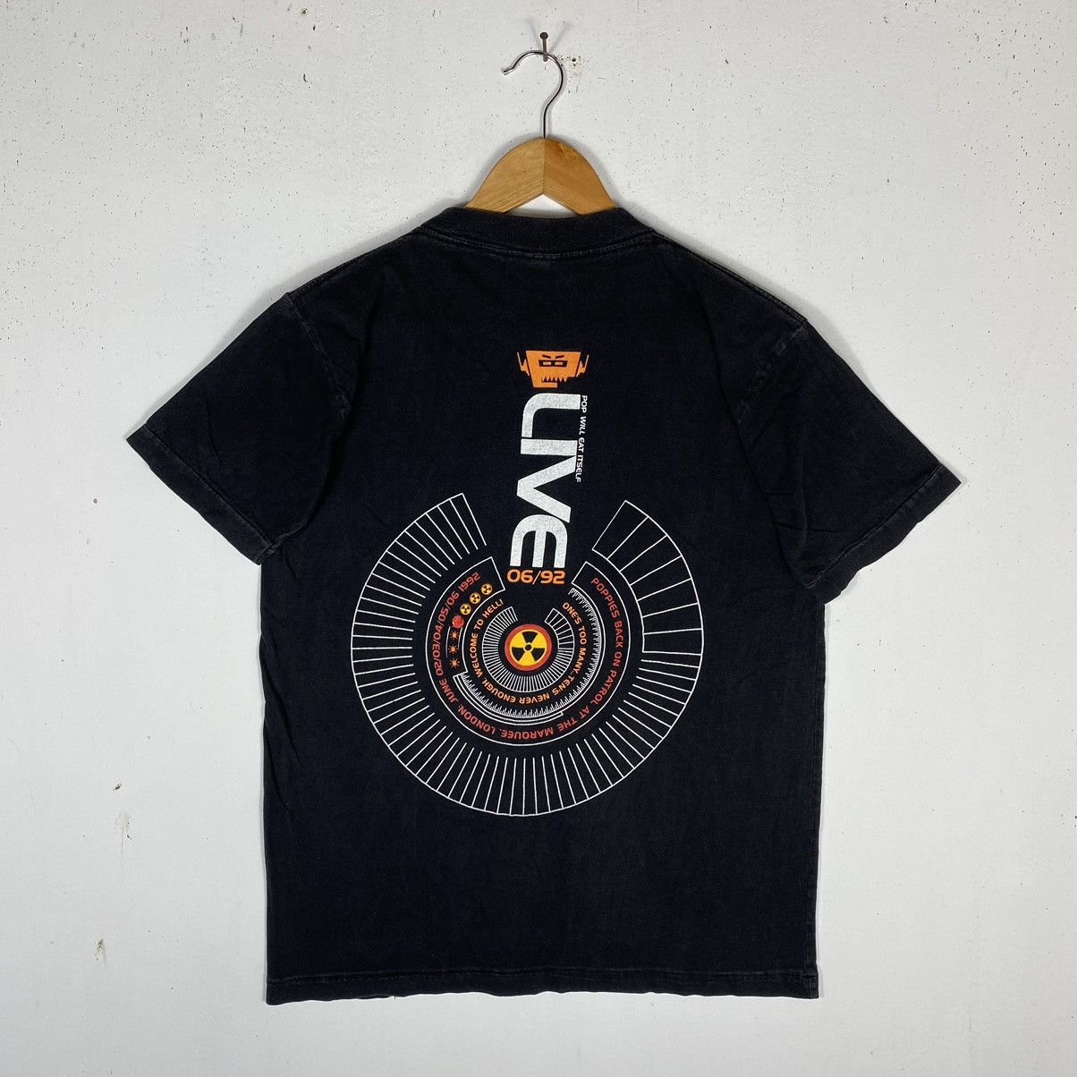 Band Tees × Vintage VINTAGE 1992 PWEI POP WILL EAT ITSELF TOUR TEE Size US M / EU 48-50 / 2 - 2 Thumbnail