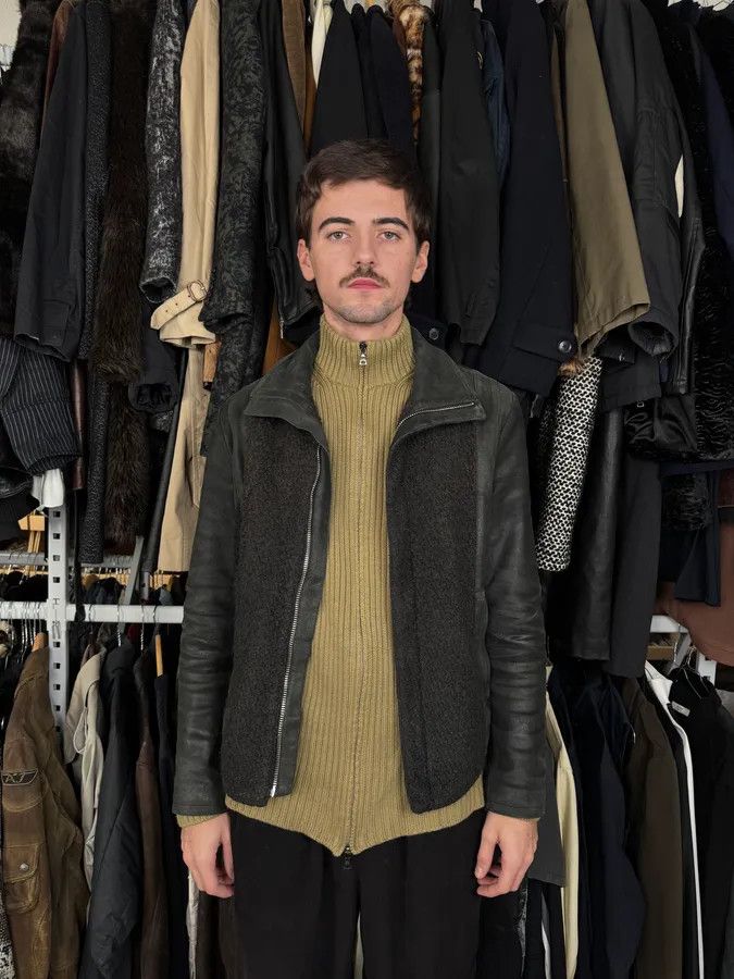 Daniele Alessandrini 2000s Daniele Alessandrini Hybrid Avant-Garde Black Jacket Size US S / EU 44-46 / 1 - 2 Thumbnail