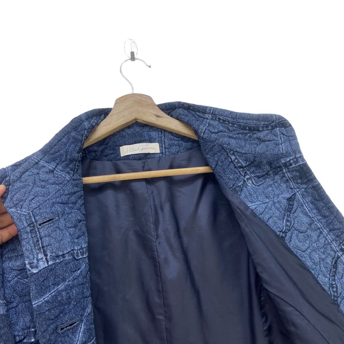 Japanese Brand Hitoshi Tamura Japanese Traditional Pleated Kogin Indigo Size S / US 4 / IT 40 - 14 Thumbnail
