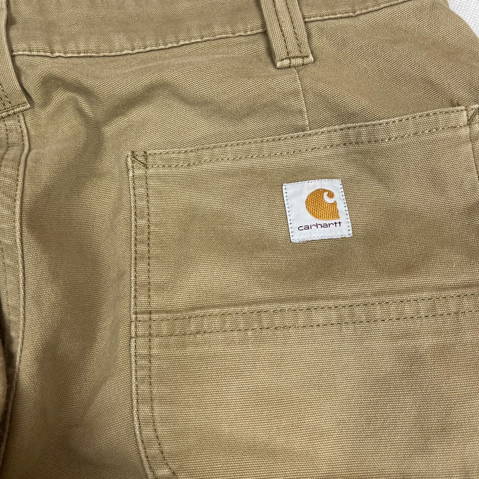 Carhartt × Vintage Carhartt Women's beige Cotton Original Fit Crawford Pants 10 Size 32" / US 10 / IT 46 - 5 Thumbnail