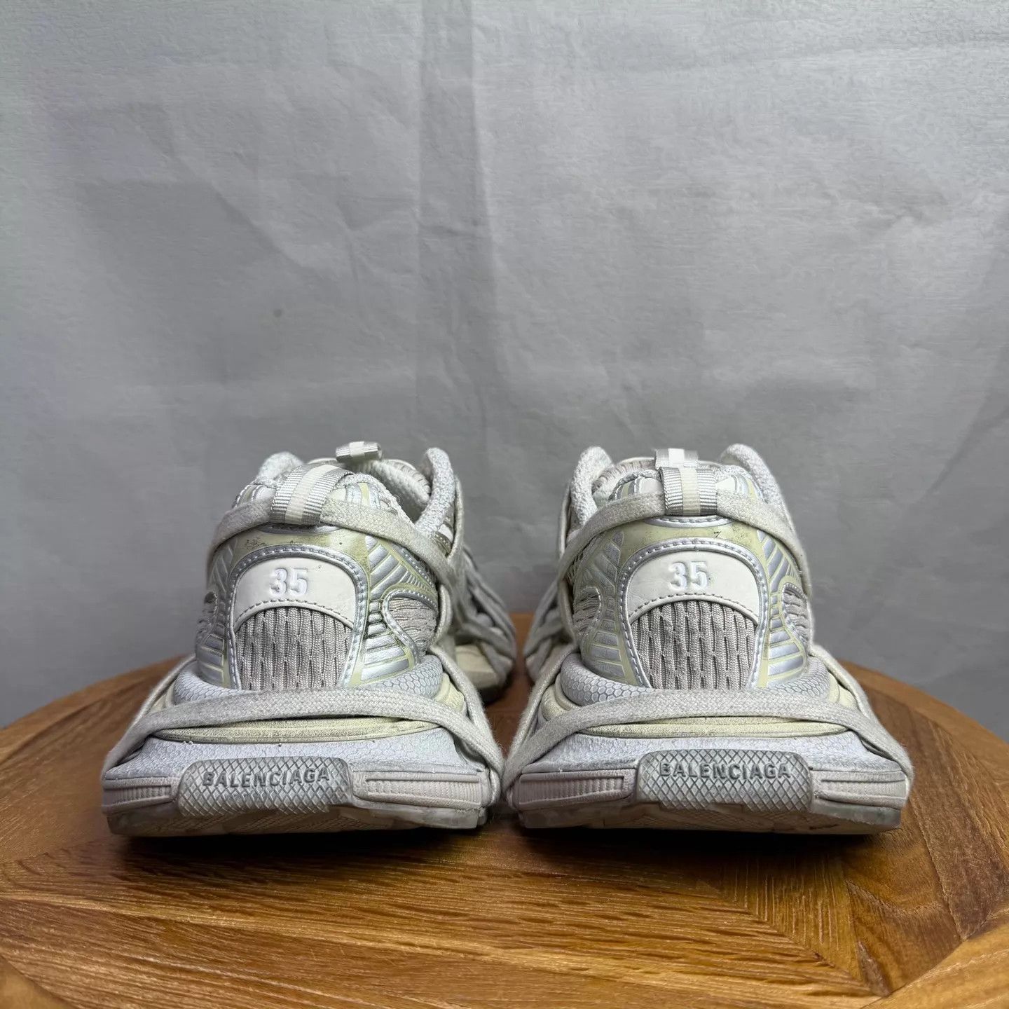 Balenciaga Balenciaga 24SS distressed laced dad shoes gray 35 Size US 5 / IT 35 - 8 Thumbnail