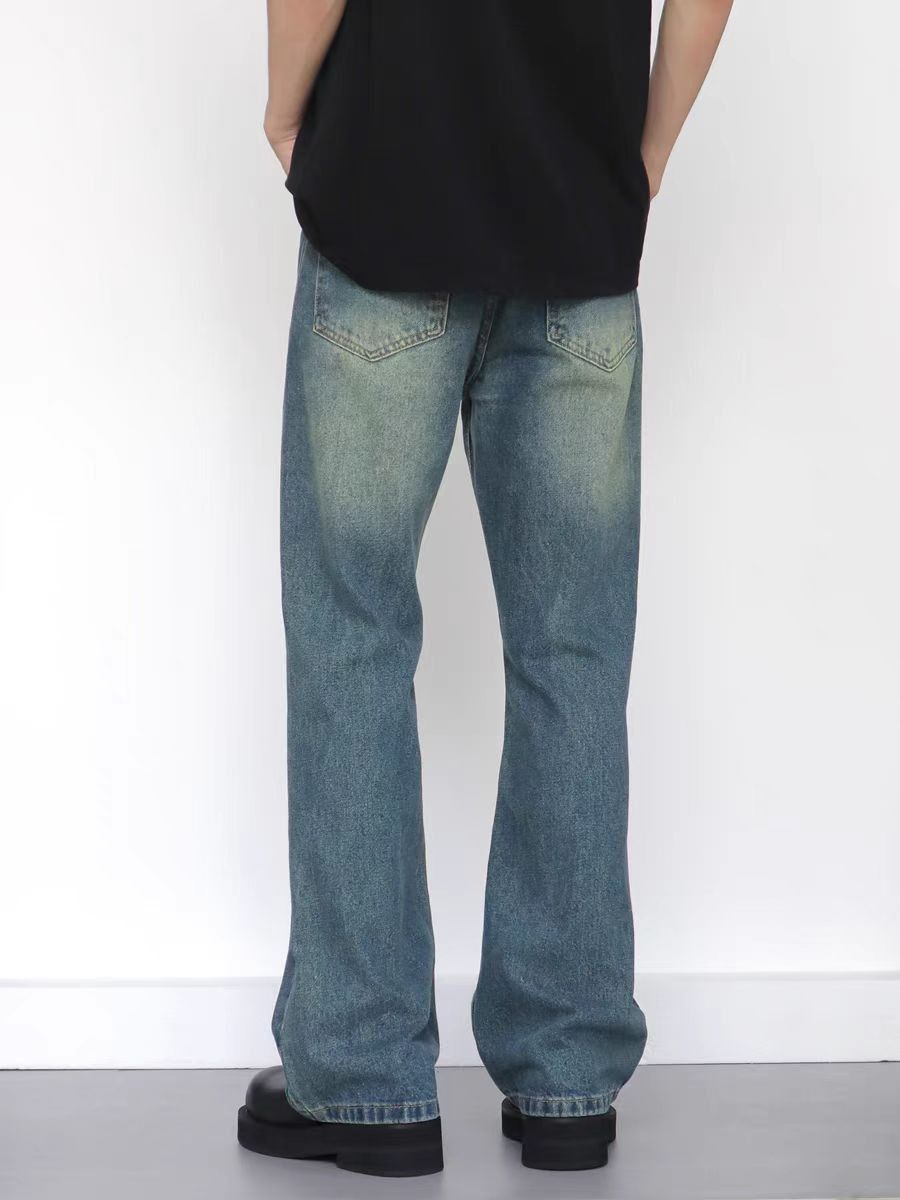 Japanese Brand × Jean Vintage washed high street micro flare jeans Size US 32 / EU 48 - 5 Thumbnail