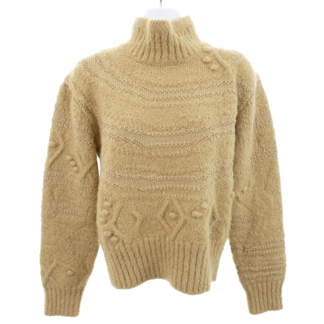 Chanel Chanel Chanel Cashmere Knit Others Tops P74523K10901 DUTY FREE for USA Size ONE SIZE - 1 Thumbnail