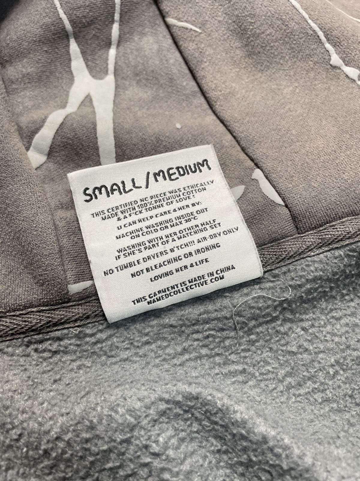 Japanese Brand Named Collective Wkshp Y2K Oversized Charcoal Zip Hoodie S/M Size US M / EU 48-50 / 2 - 11 Thumbnail