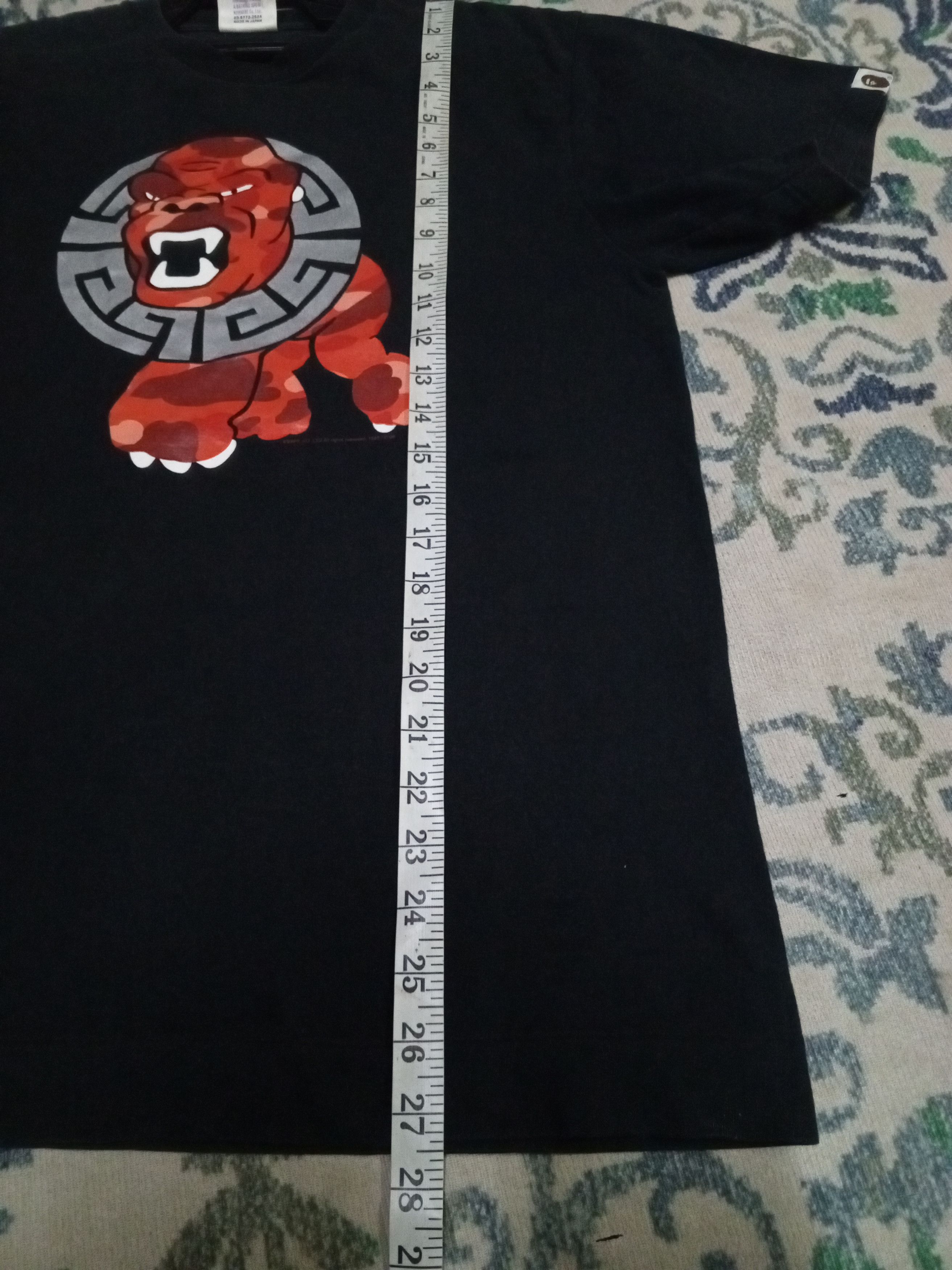 Bape 💥Y2K💥BAPE 2006 - BUSY WORK BLACK TSHIRT Size US S / EU 44-46 / 1 - 11 Thumbnail