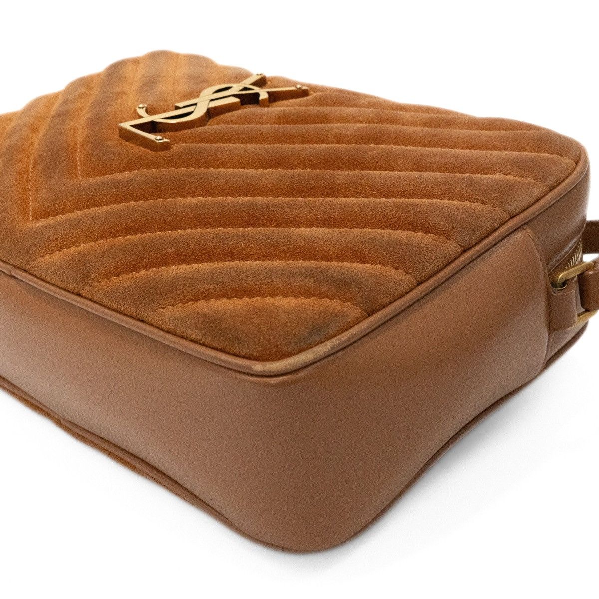 Saint Laurent Paris Saint Laurent Paris 'Lou' Suede Camera Bag Size ONE SIZE - 8 Thumbnail