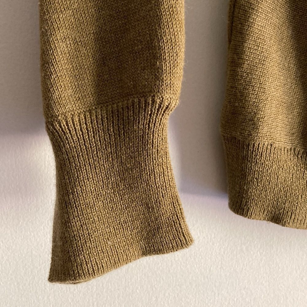 Magaschoni Magaschoni Size M Dolman Sleeve V-Neck Olive Knit Cardigan O Size M / US 6-8 / IT 42-44 - 10 Thumbnail