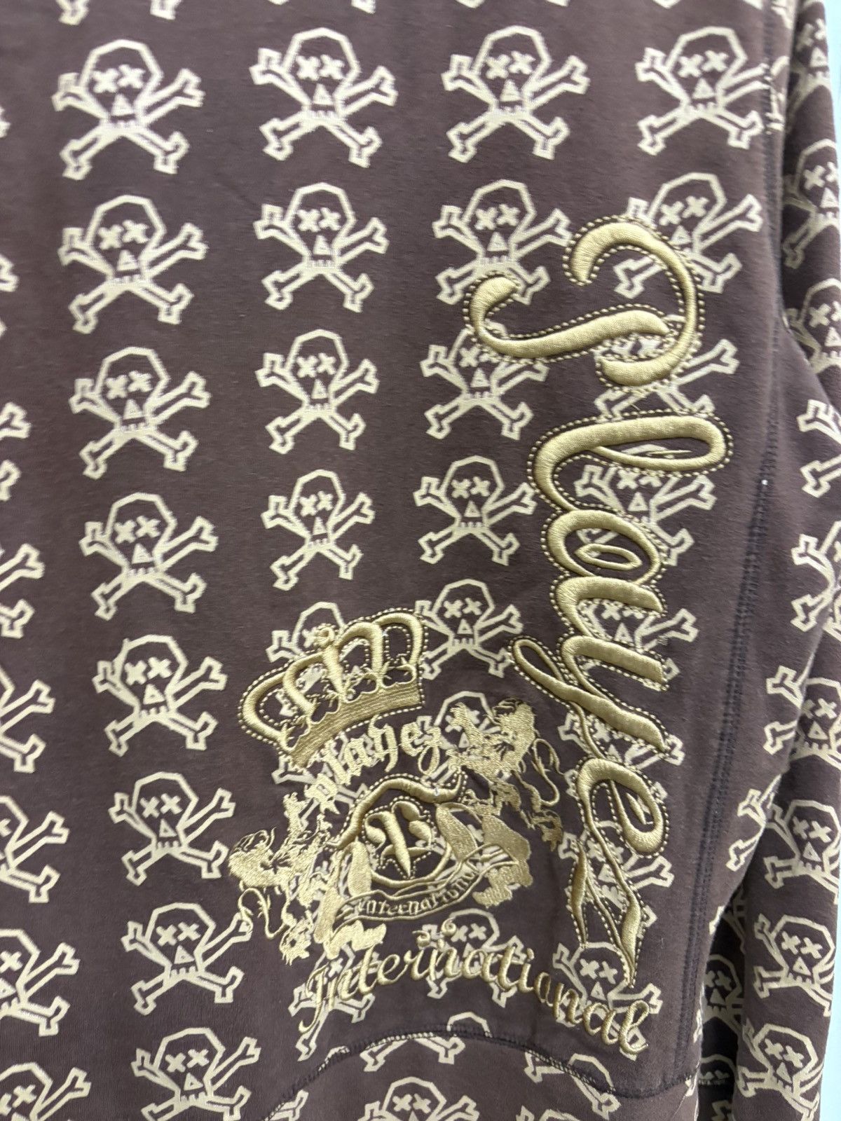 KMRii International Playez Skulls Stussy Inspired hoodie distress Size US L / EU 52-54 / 3 - 19 Thumbnail