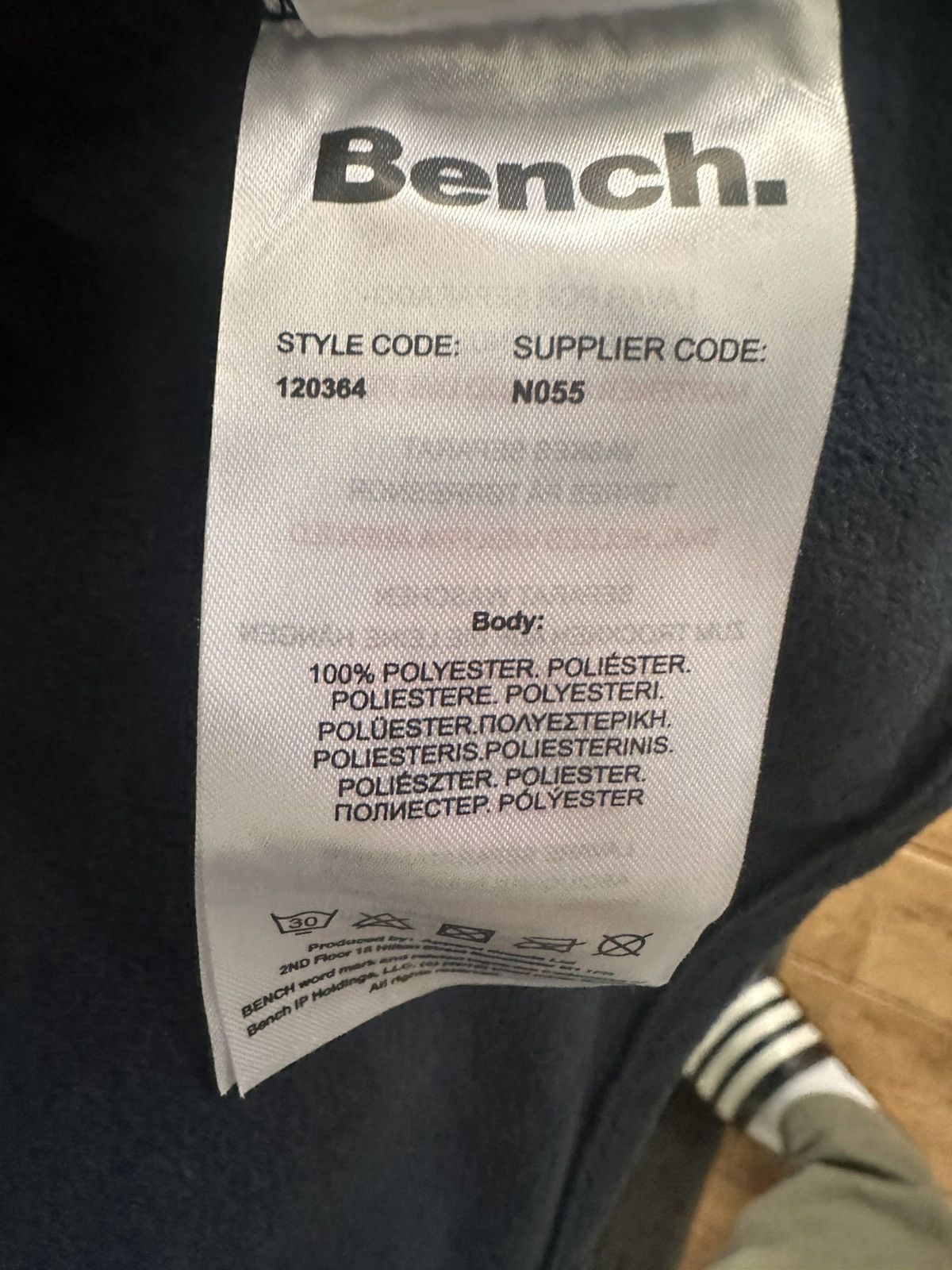 Bench Bench Fleece Jacket Navy – XS / EU 36 – New With Tags Size XS / US 0-2 / IT 36-38 - 10 Thumbnail
