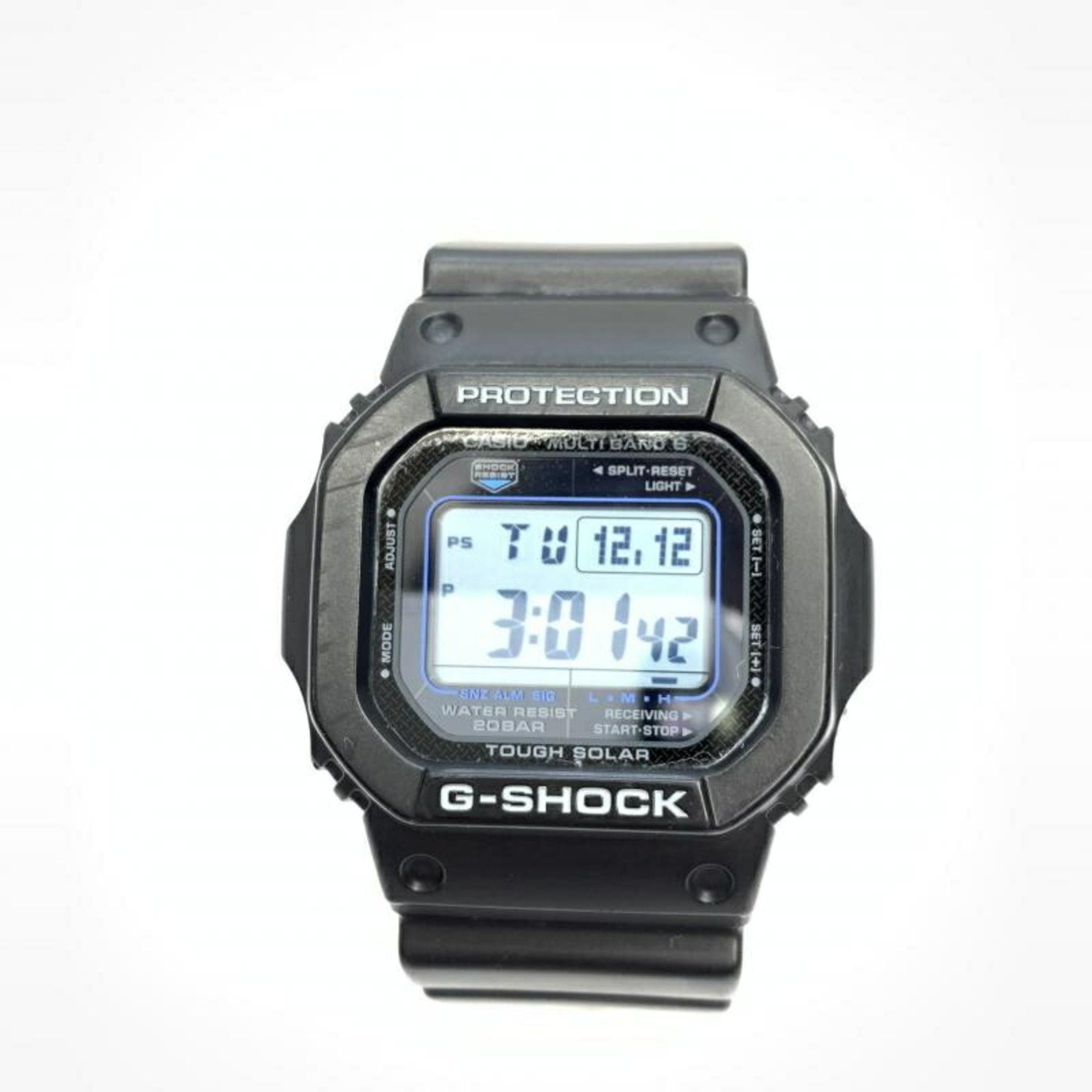 image of Casio G-Shock Watch Gw-5610U-1Cjf Radio Solar G-Shock in White, Women's