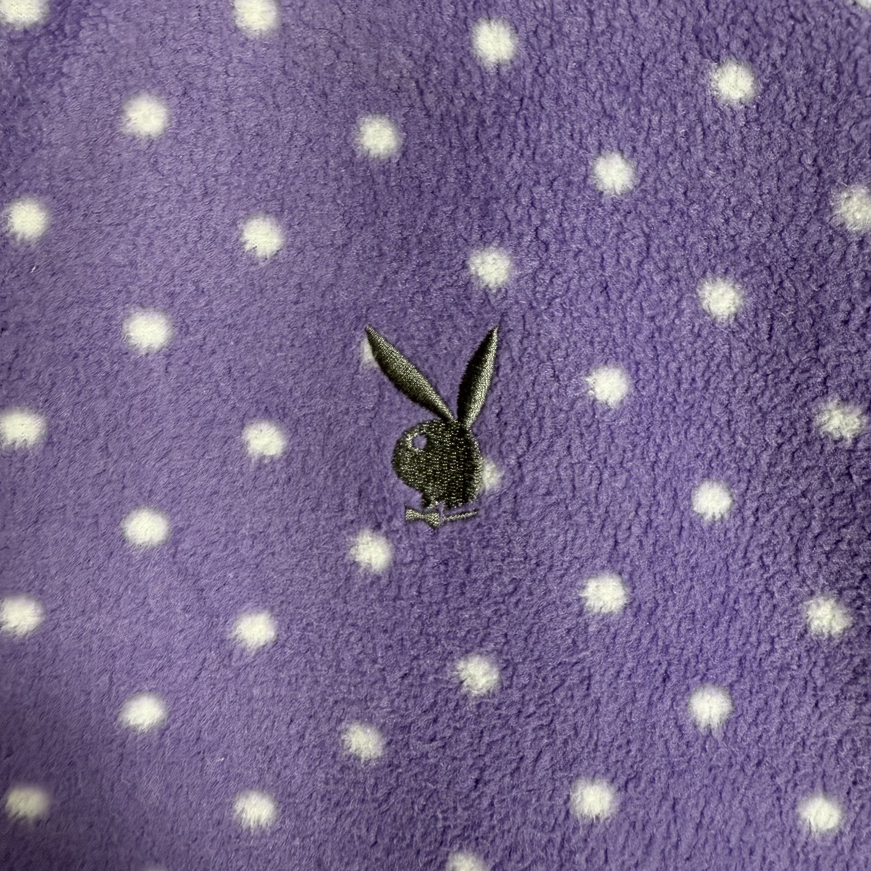 Playboy Y2K Playboy Zip Up Fleece Jacket Polkadot Size M / US 6-8 / IT 42-44 - 4 Thumbnail