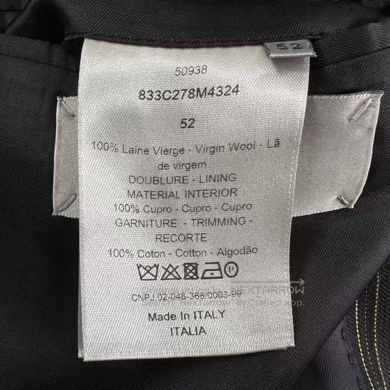 Dior Dior Silver Thread Crossed Sleeve Label Suit Jacket Size US L / EU 52-54 / 3 - 6 Thumbnail