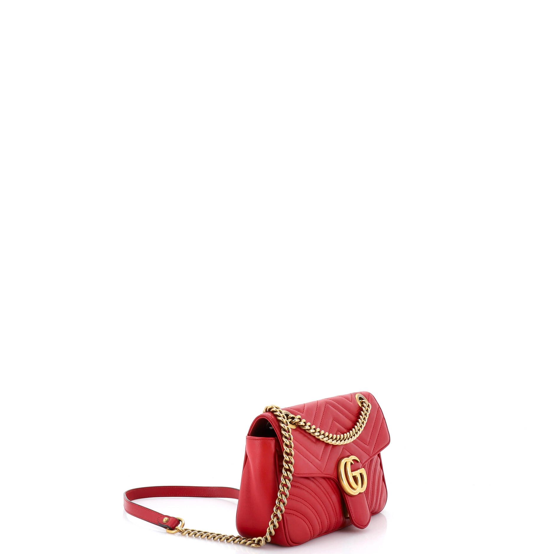Gucci Gg marmont flap bag matelasse leather small Size ONE SIZE - 1 Thumbnail