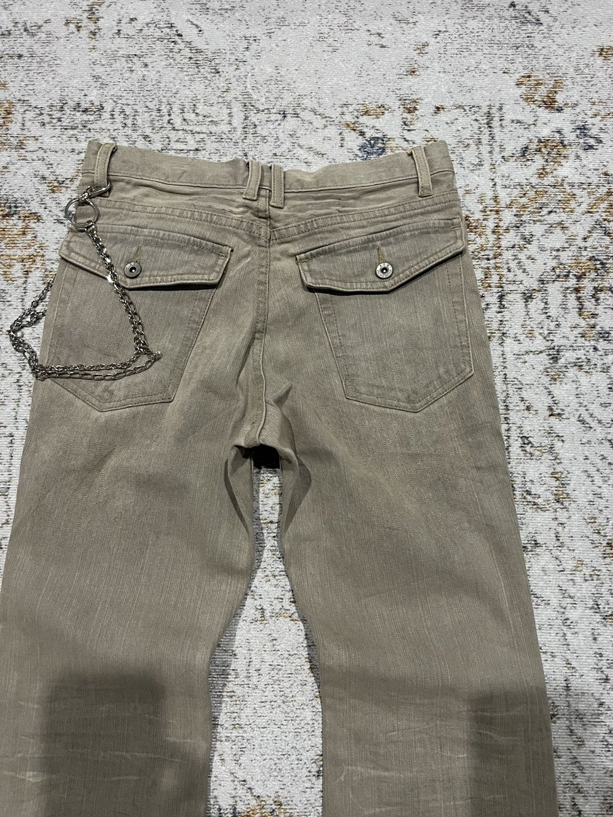 If Six Was Nine × Le Grande Bleu (L.G.B.) × Tornado Mart A.S.M Wallet Chain Flared Denim Size US 29 - 4 Thumbnail