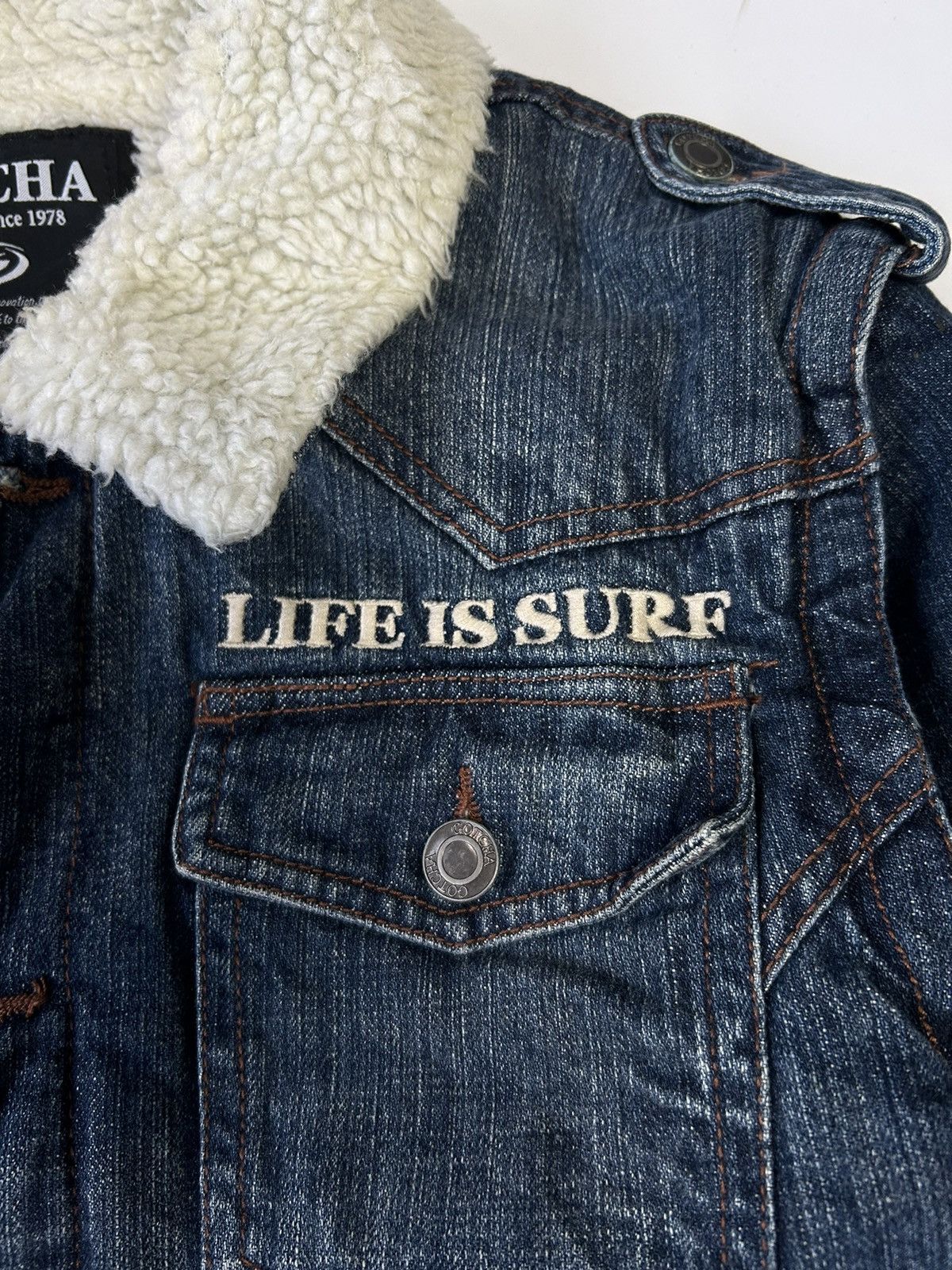 Gotcha GOTCHA DENIM JACKET WITH DETACHABLE SLEEVE Size US L / EU 52-54 / 3 - 4 Thumbnail