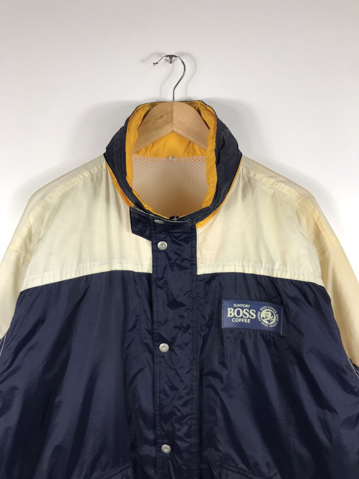 Japanese Brand × Vintage ⚡️Vintage Suntory Boss Coffee Windbreaker Jacket Size US L / EU 52-54 / 3 - 4 Thumbnail