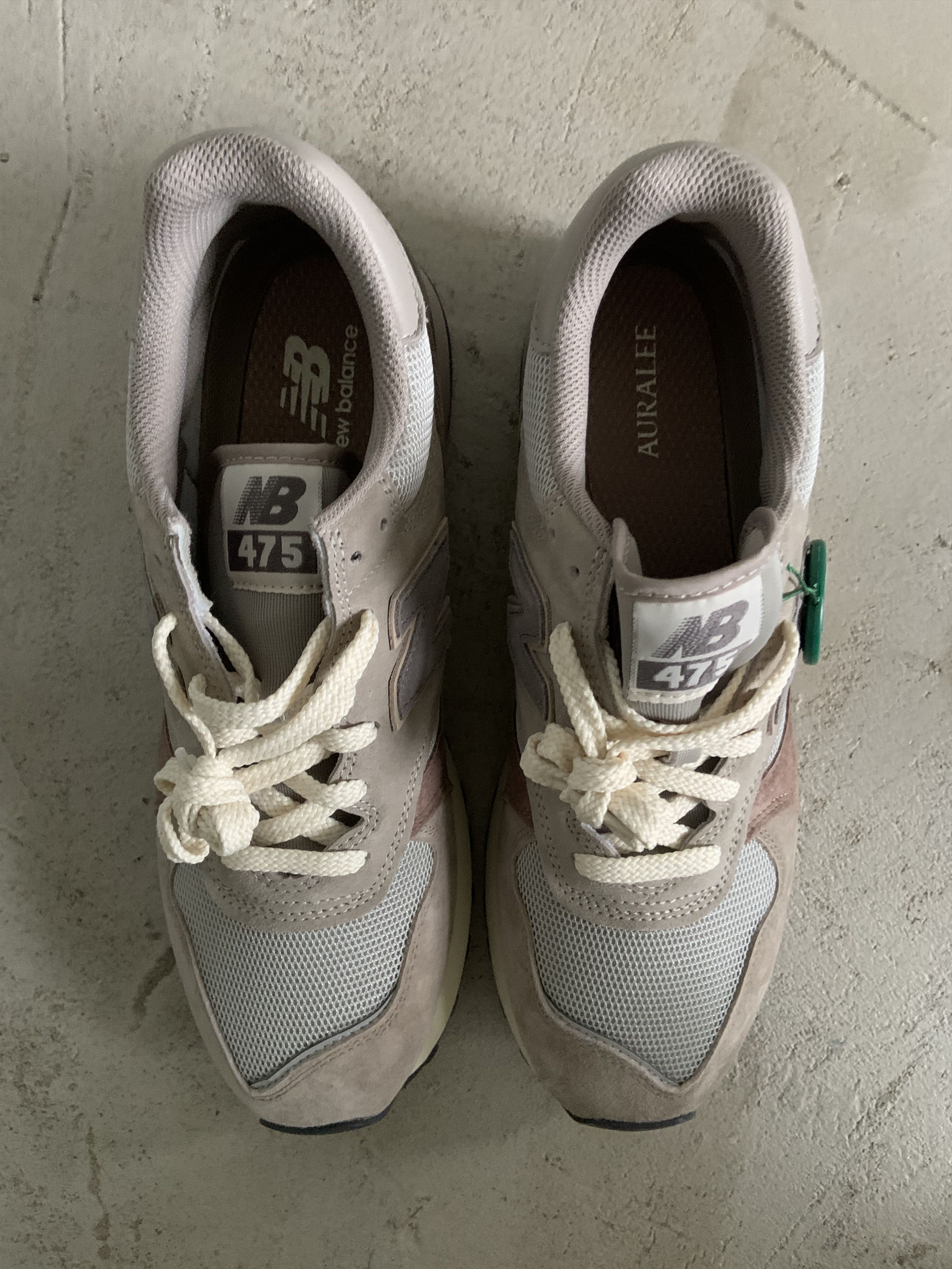 Auralee US 11 New Balance 475 London Fog Taupe Grey Size US 11 / EU 44 - 16 Thumbnail
