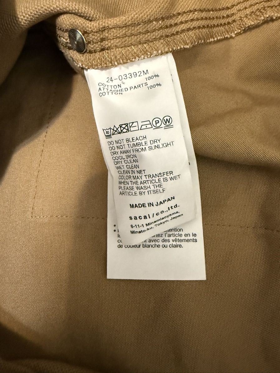 Carhartt Wip × Sacai Sacai x Carhartt Duck Shorts Size US 30 / EU 46 - 7 Thumbnail