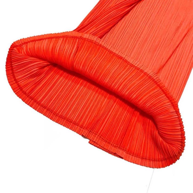 Issey Miyake Issey Miyake size:3 Red pleated pants Size 24" / US 00 / IT 34 - 5 Thumbnail