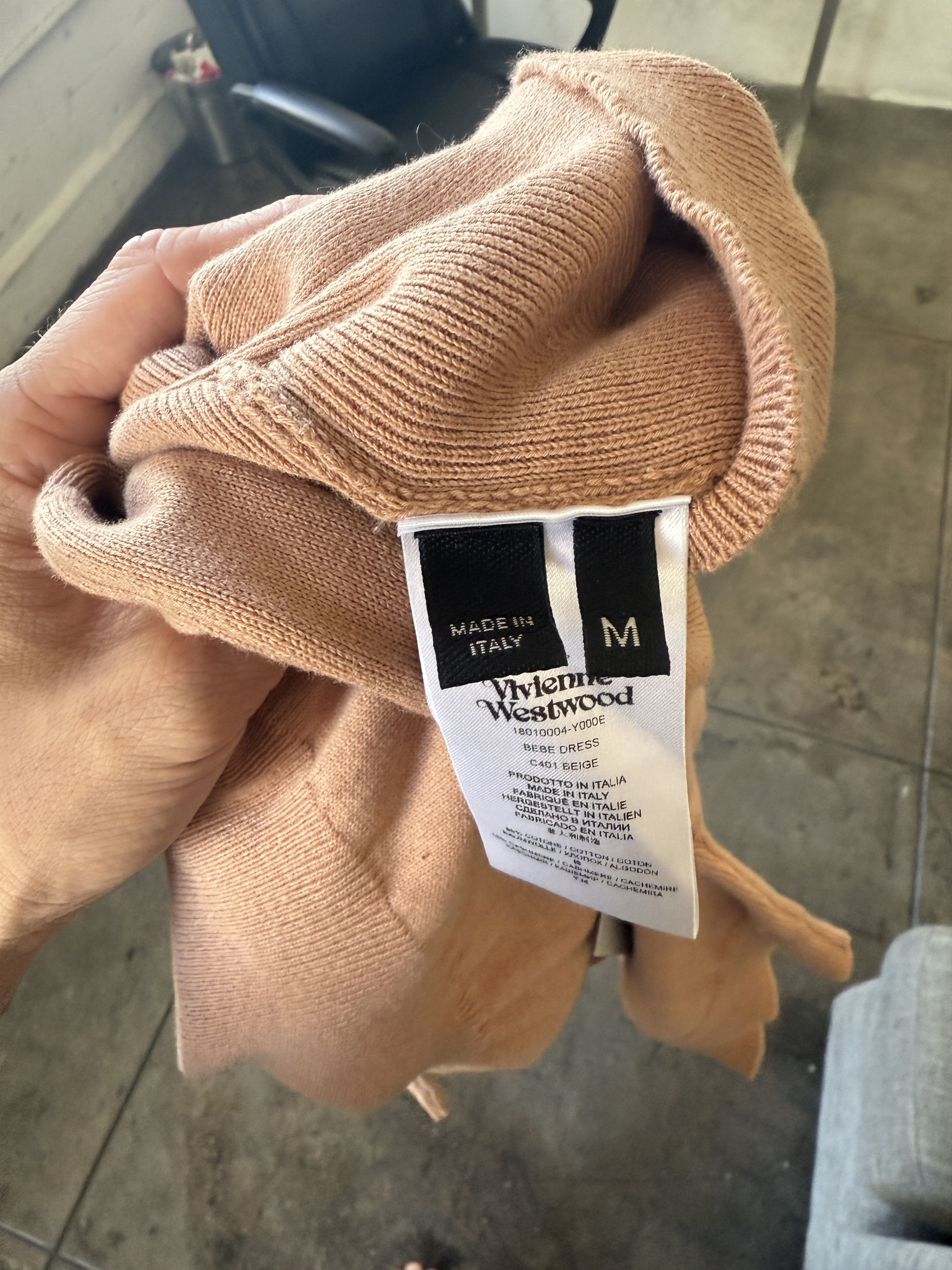 Vivienne Westwood NWT 640$ Cotton / Cashmere dress 2017 Size M / US 6-8 / IT 42-44 - 10 Thumbnail