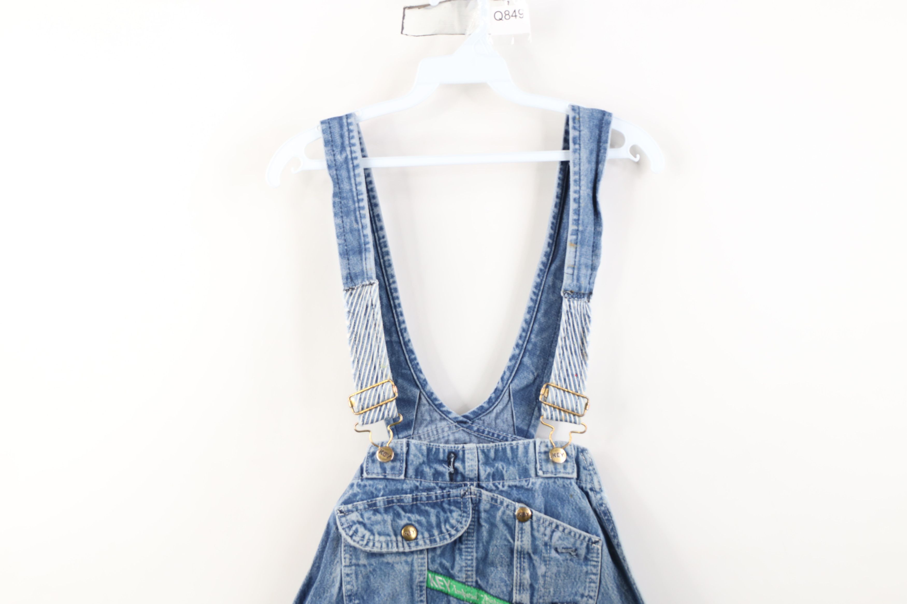 Vintage Vintage 90s Streetwear Thrashed Wide Leg Denim Overalls Size US 42 / EU 58 - 2 Thumbnail