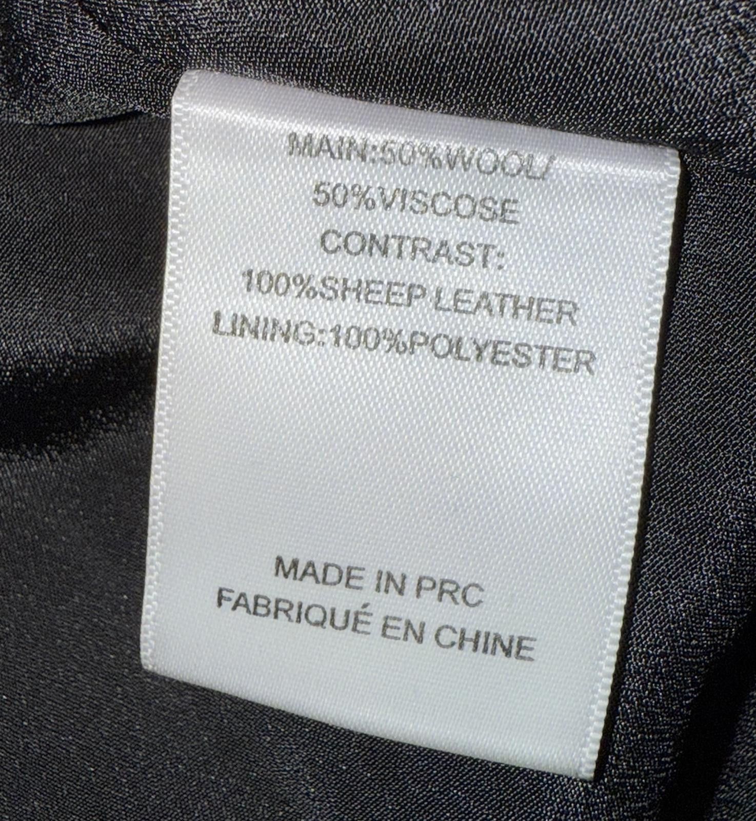 Camel Cameo Arcade Coat: Wool Leather Luxe Fusion NWT Size US S / EU 44-46 / 1 - 5 Thumbnail