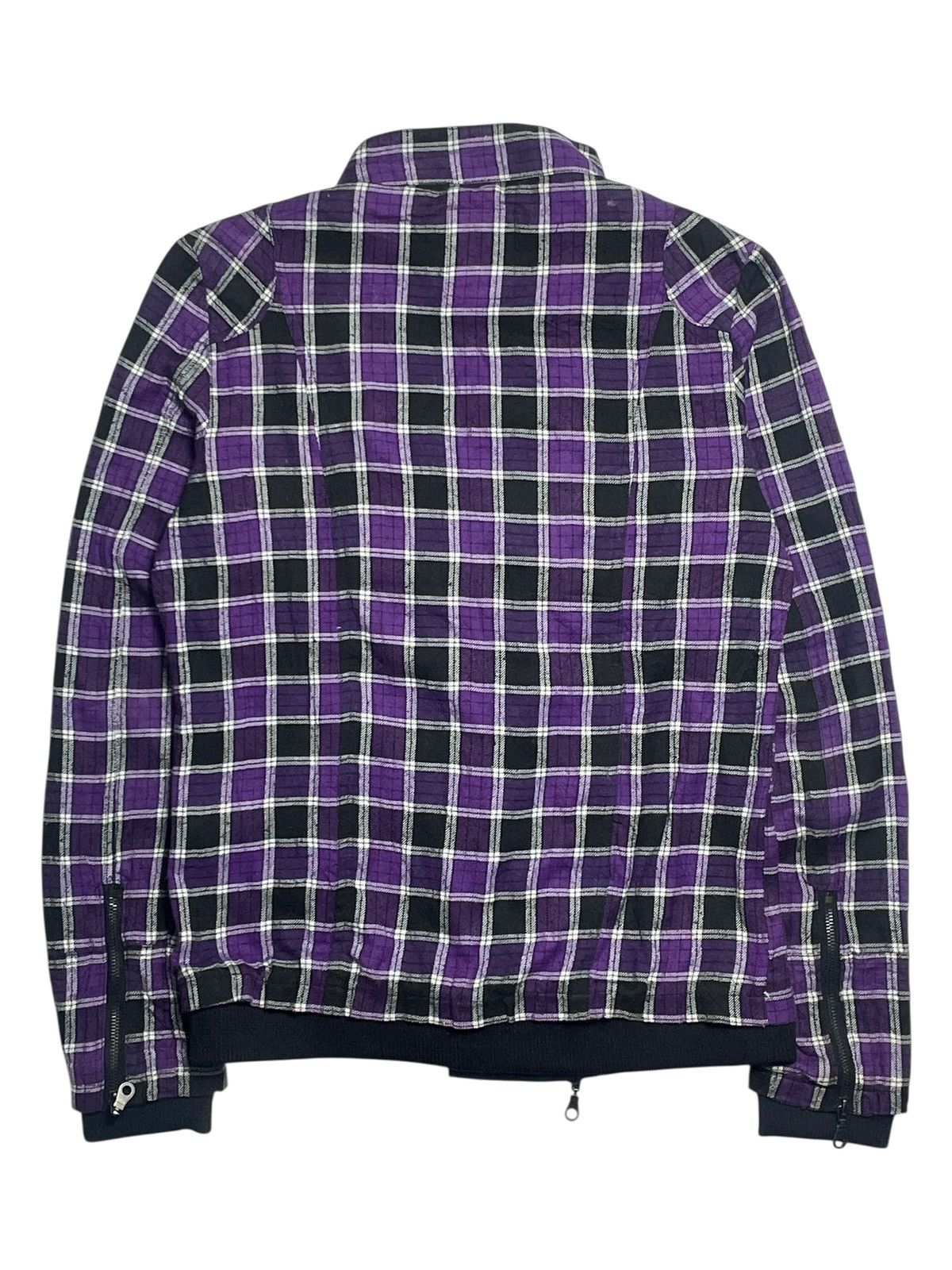14th Addiction 2000’s In The Attic - Asymmetrical Zip Bikers Style Jacket Size US M / EU 48-50 / 2 - 16 Thumbnail