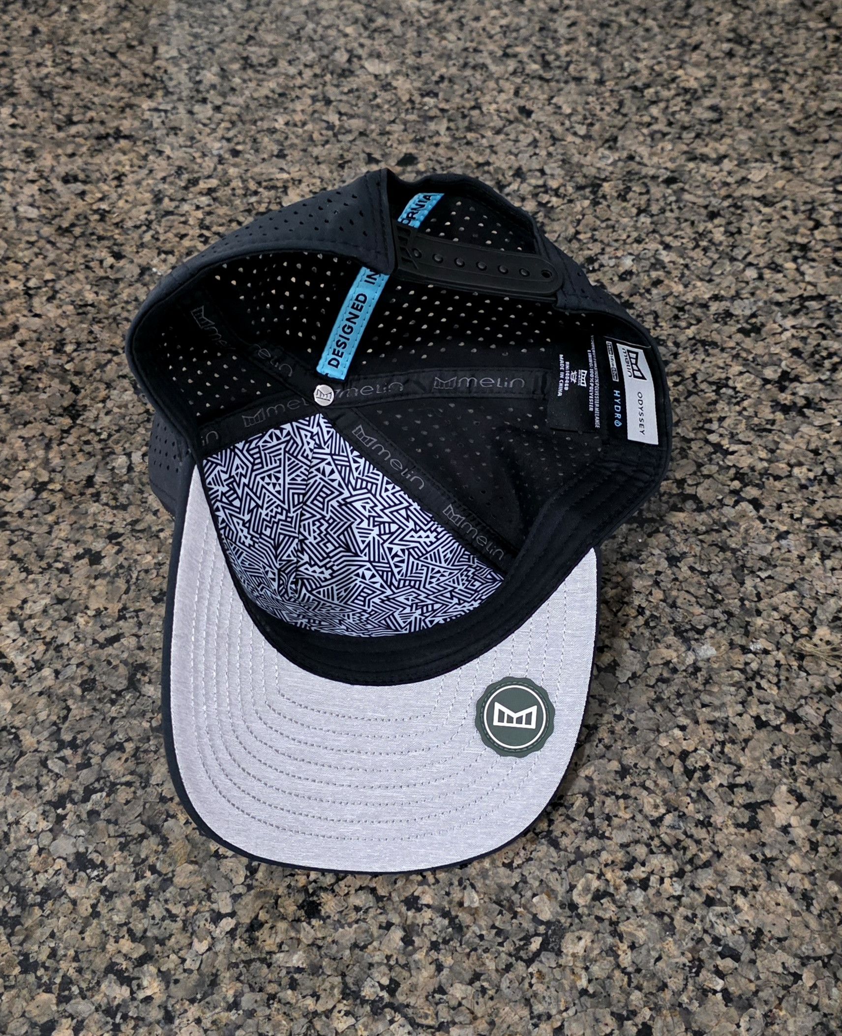 melin Melin Hydro Odyssey Brick Olive Camo Midnight Snapback 58cm Size ONE SIZE - 3 Thumbnail