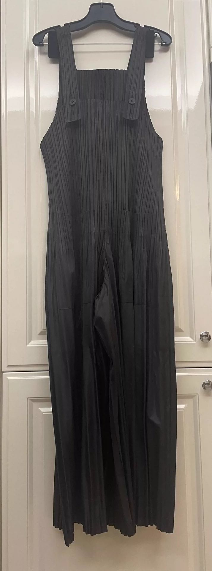 Issey Miyake Issey Miyake size:5 Charcoal-colored pleated dress Size M / US 6-8 / IT 42-44 - 3 Thumbnail