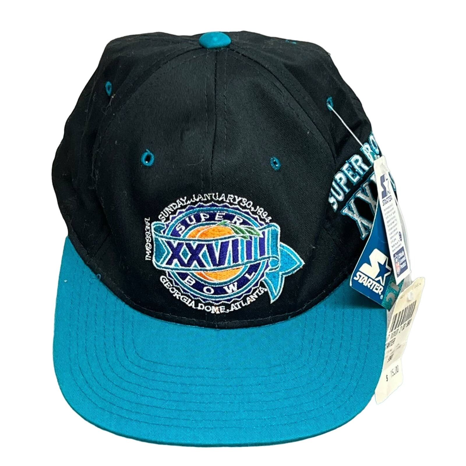 Starter Vintage Starter Super Bowl 1994 Snapback Spell Out Hat NWT Size ONE SIZE - 1 Thumbnail