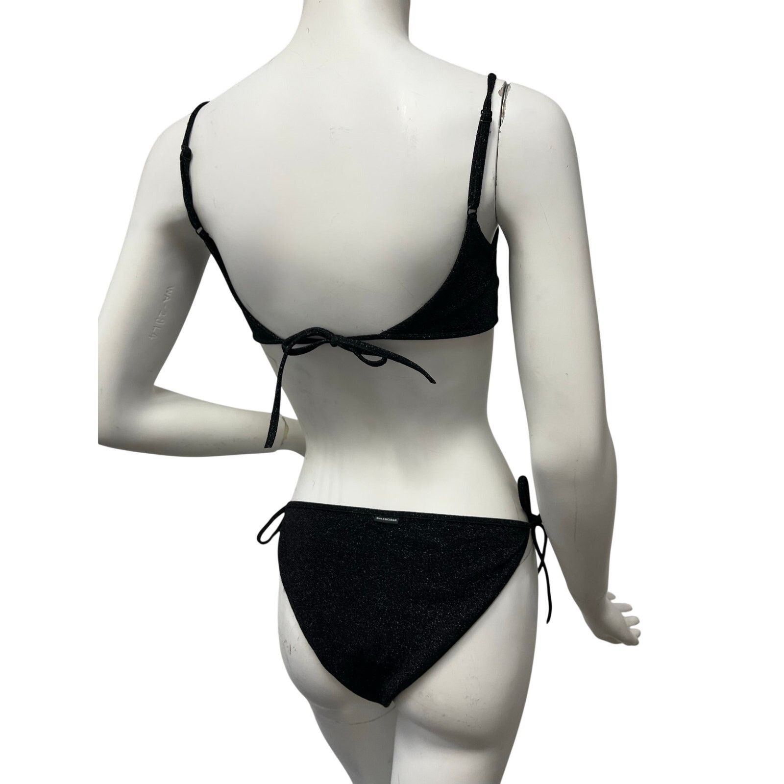 Balenciaga Authentic Balenciaga Metallic Glitter Triangle Bikini Set Size S / US 4 / IT 40 - 2 Thumbnail