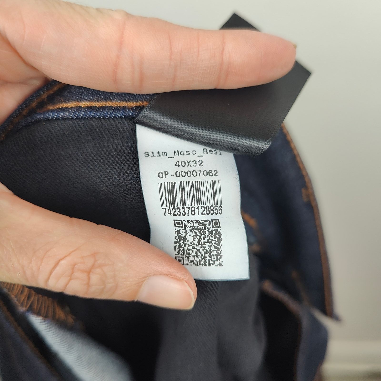 Mott & Bow Mott & Bow Slim Jeans Mens 40x32 Dark Wash Stretch Zip Fly Size US 40 / EU 56 - 12 Thumbnail