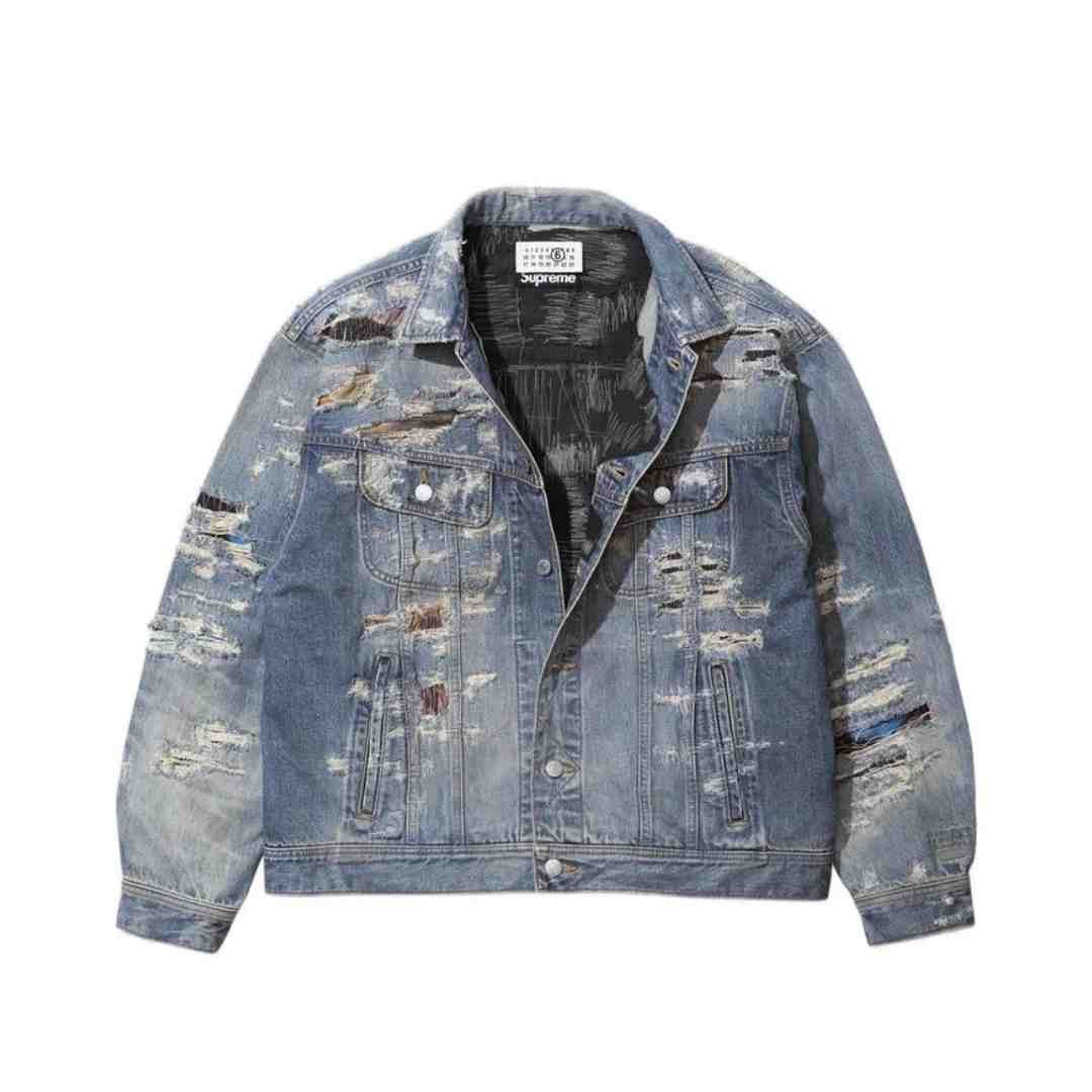 Maison Margiela × Supreme Supreme x MM6 Maison Margiela Denim Trucker Jacket SOLD OUT Size US M / EU 48-50 / 2 - 5 Thumbnail