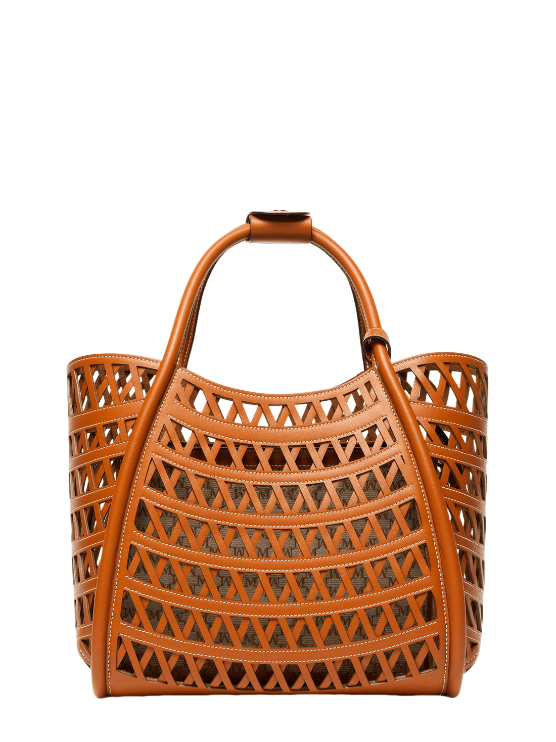 Max Mara MAX MARA Marine Small Brown Leather Tote Bag New Size ONE SIZE - 2 Thumbnail