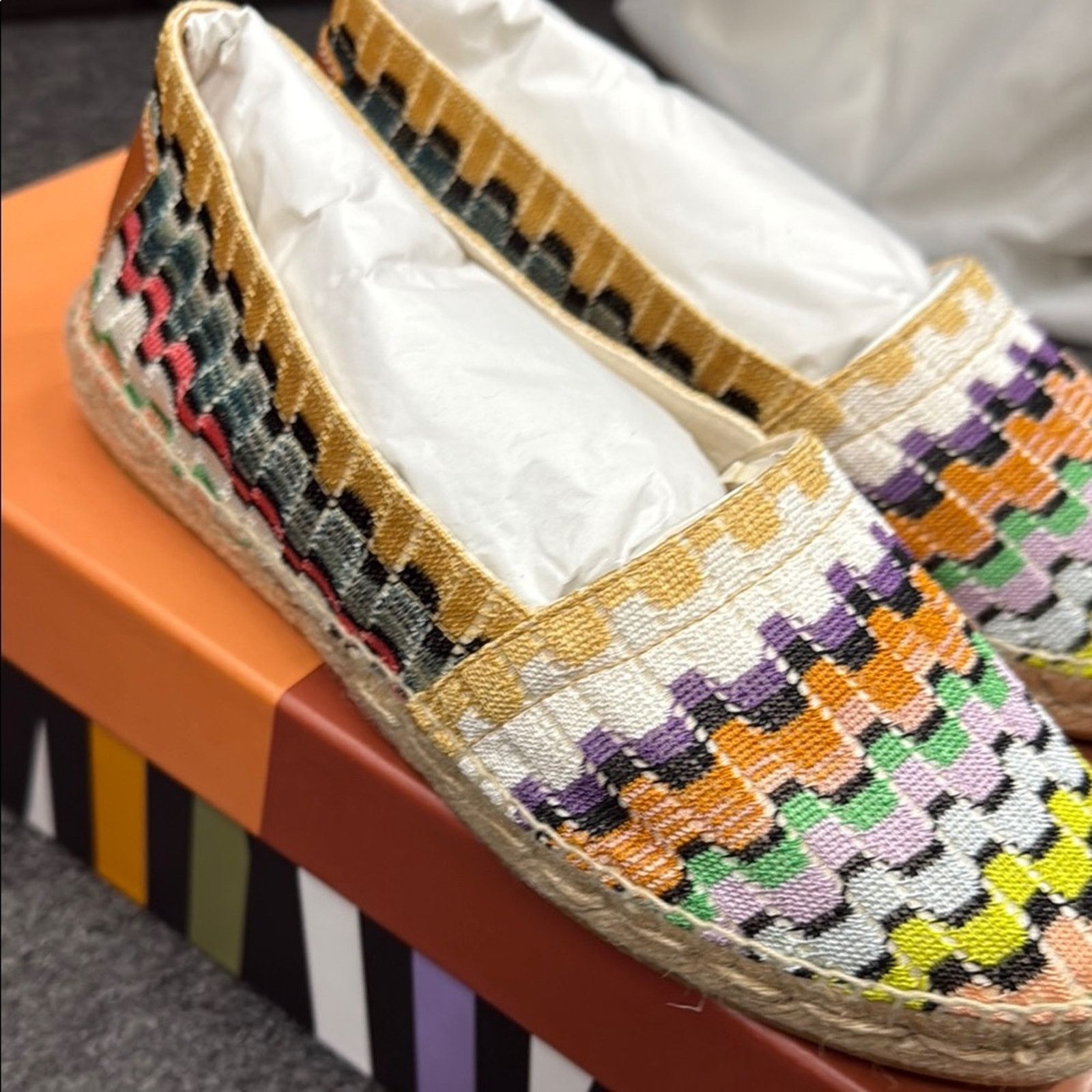 Missoni NWT Missoni Colorful Women's Espadrille sneaker Size 37 US 7 Size US 7 / IT 37 - 3 Thumbnail